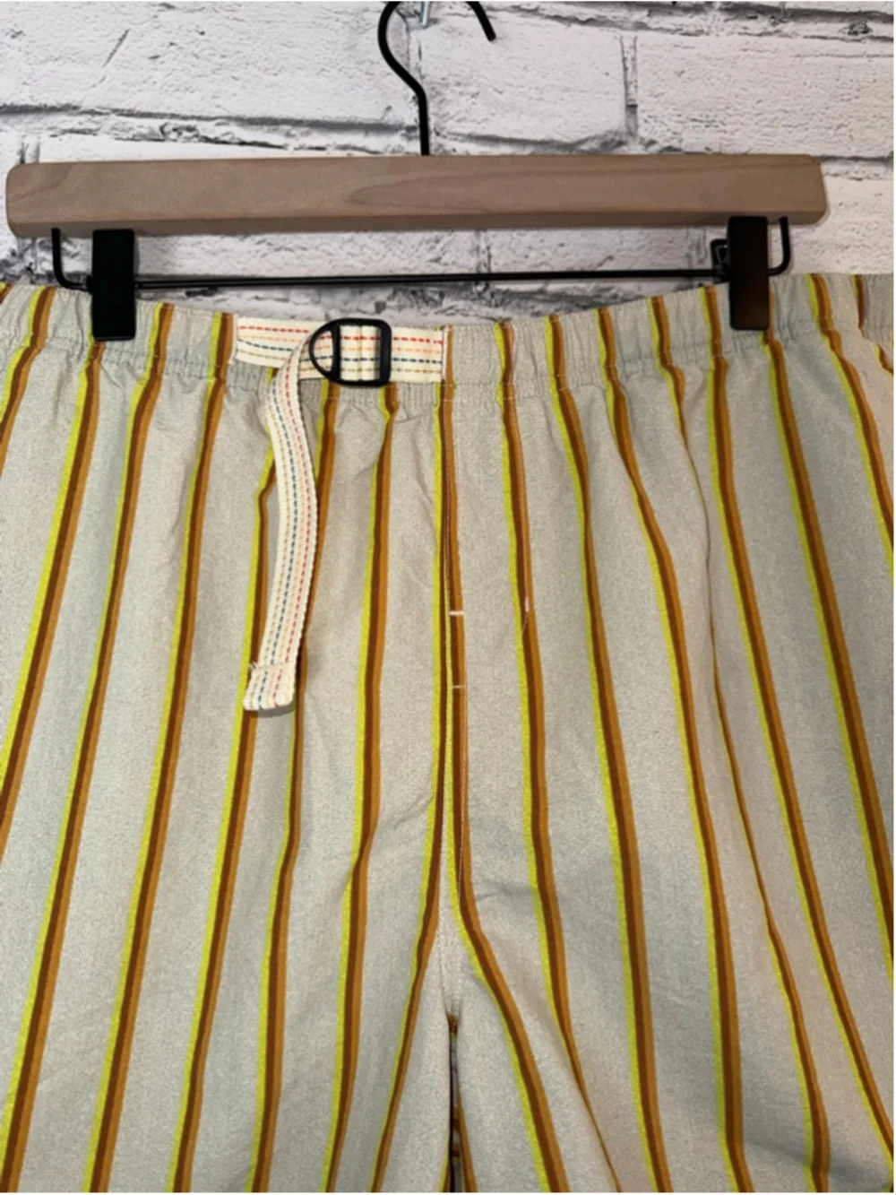 Men's Prana Shorts size Large Indio Heritage Shorts Yarrow Striped 5’ inseam NWT - Picture 7 of 16